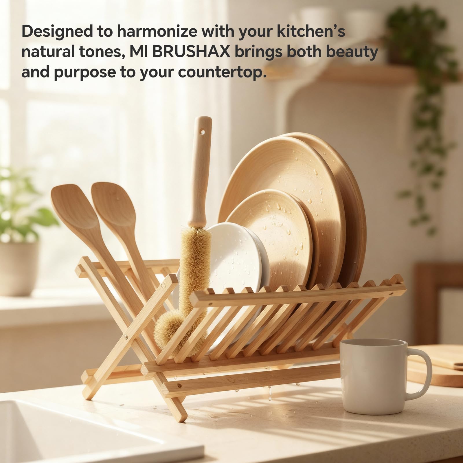 MI BRUSHAX Bottle Brush & Dish Scrubber Set