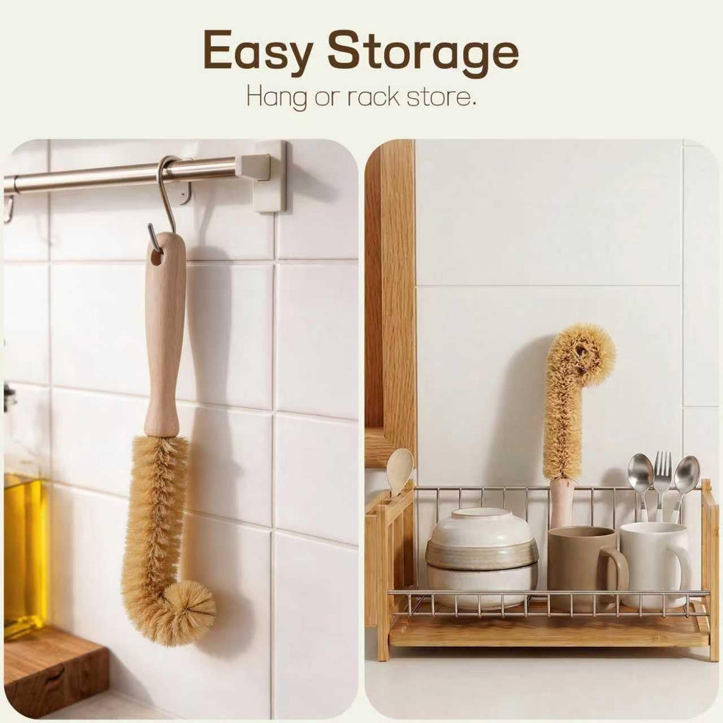 MI BRUSHAX Bottle Brush & Dish Scrubber Set