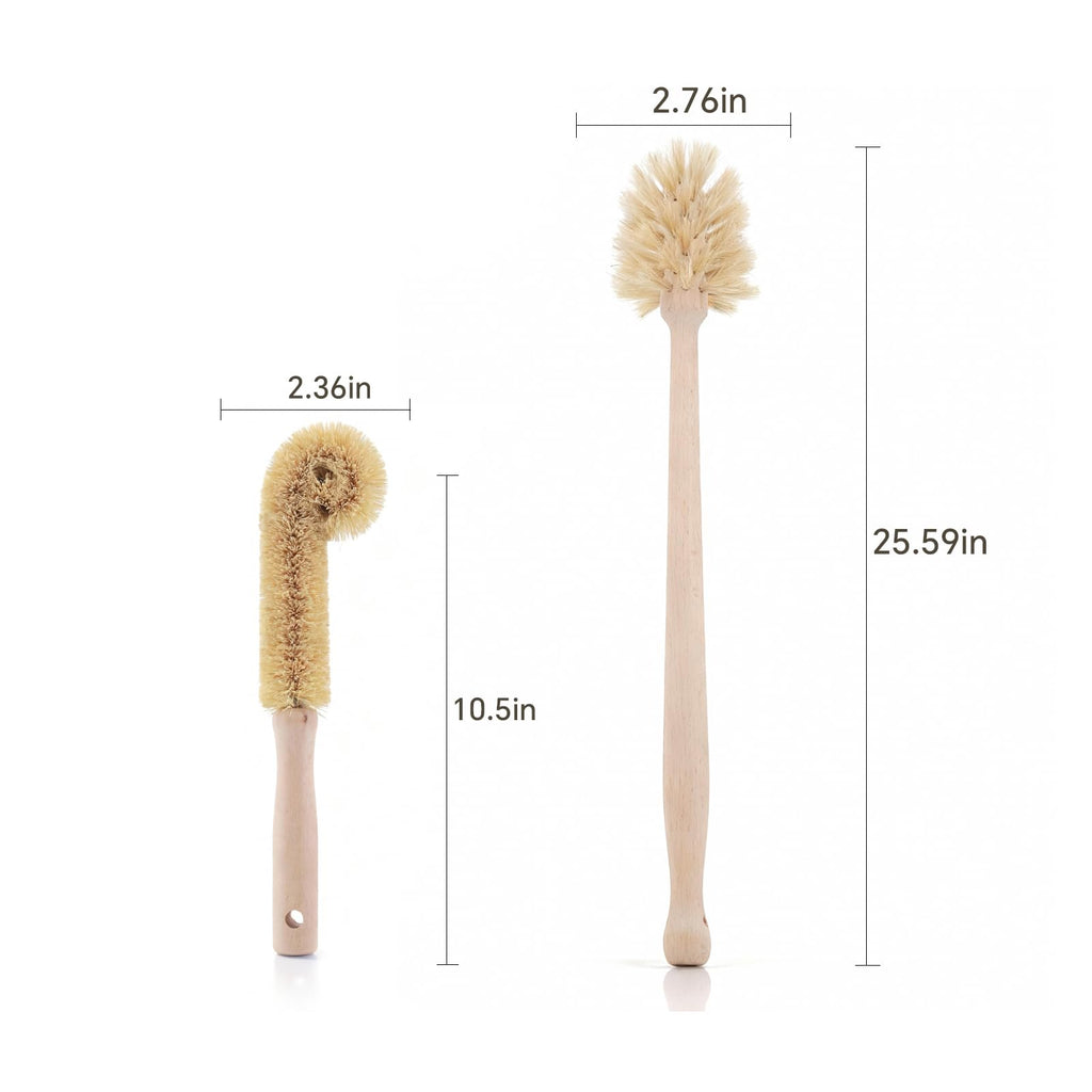 MI BRUSHAX Bottle Brush & Dish Scrubber Set