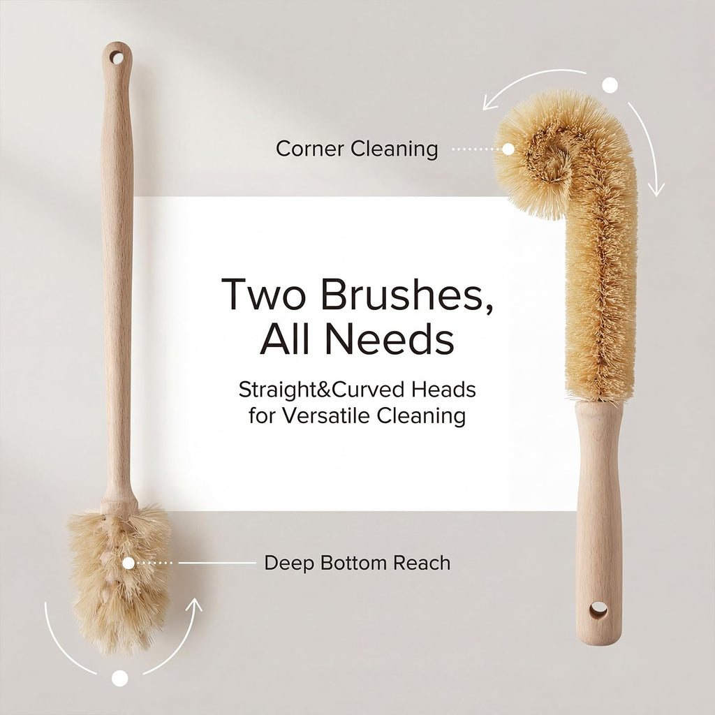MI BRUSHAX Bottle Brush & Dish Scrubber Set