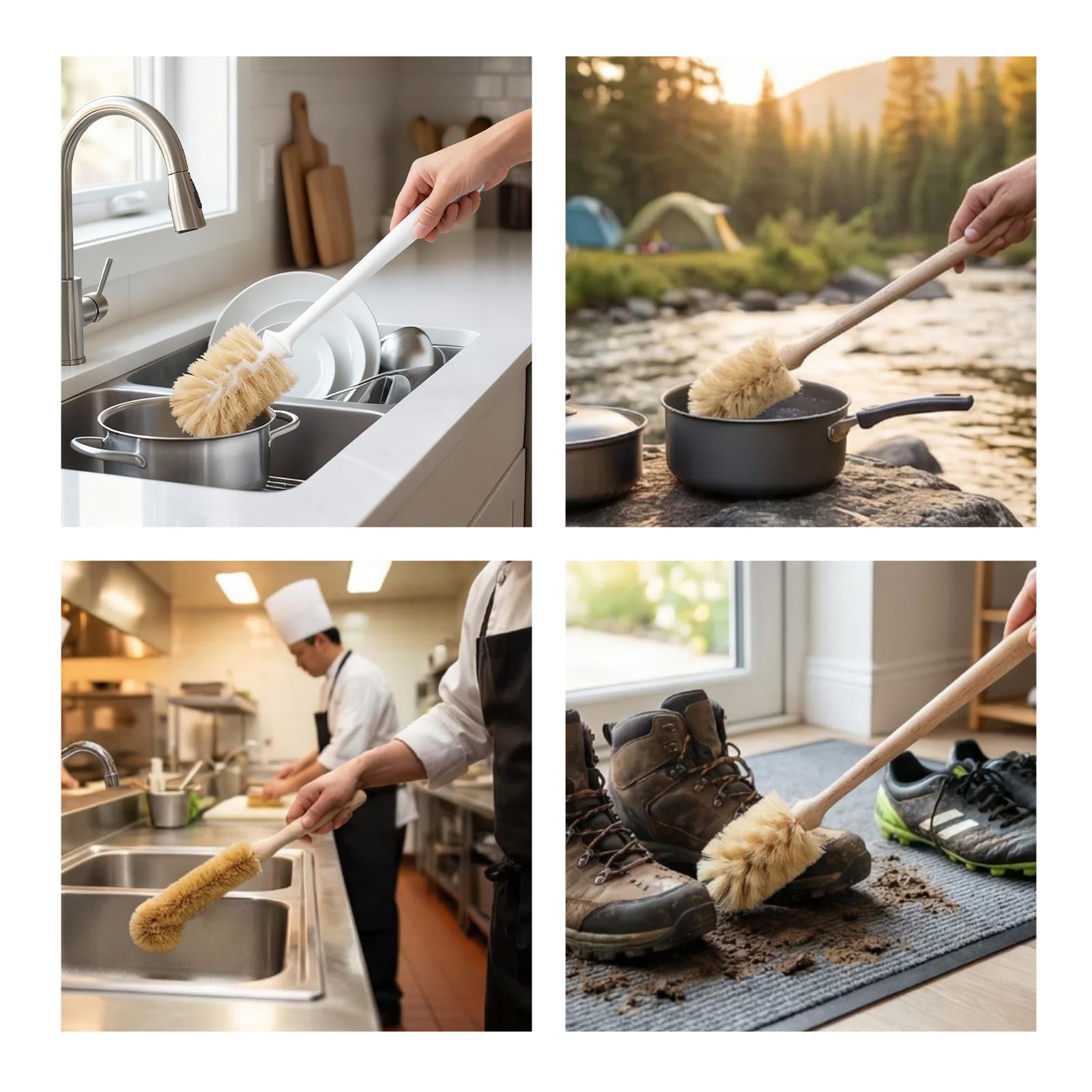 MI BRUSHAX 2-Piece Kitchen Brush Set