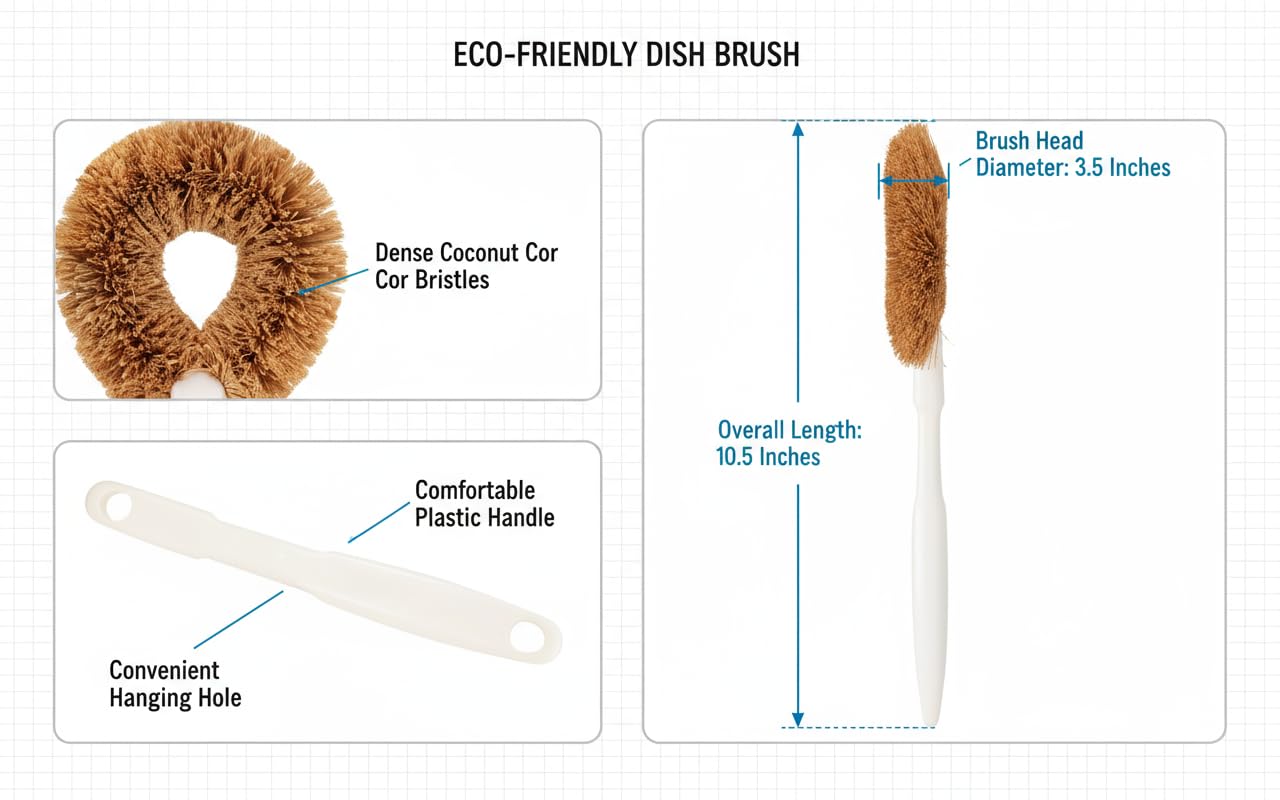 MI BRUSHAX 2-Piece Kitchen Brush Set
