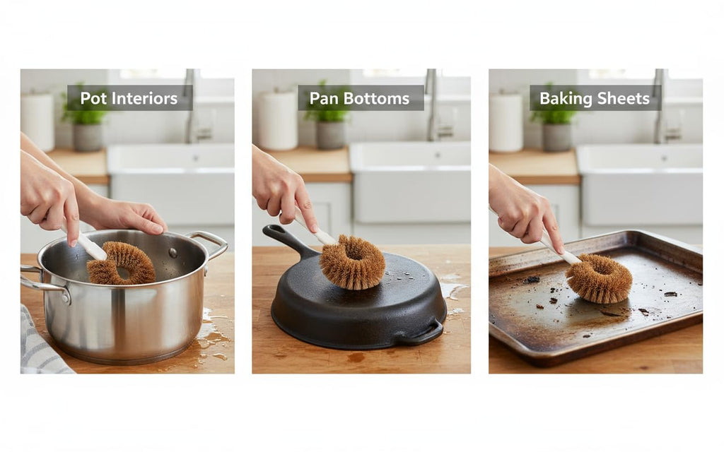 MI BRUSHAX 2-Piece Kitchen Brush Set