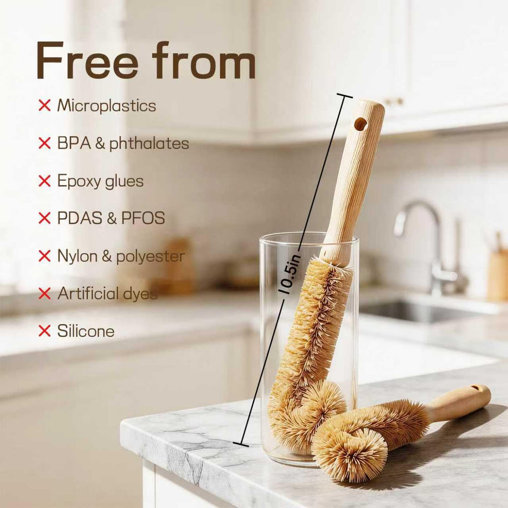 MI BRUSHAX Bottle Brush & Dish Scrubber Set