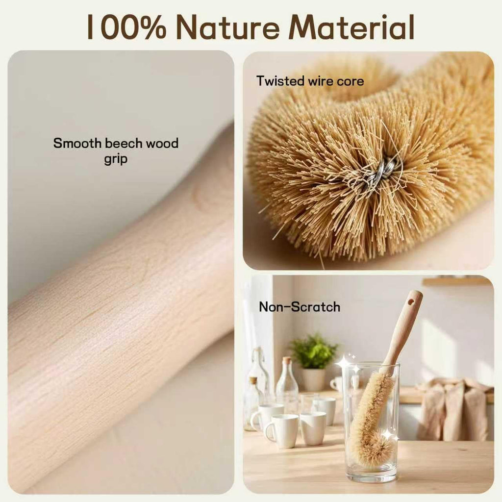 MI BRUSHAX Bottle Brush & Dish Scrubber Set
